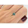 Loose Round Shape Diamond Fancy Green Color 1.01 Carat SI1 Certified Enhanced