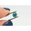 Loose Turquoise Round Diamond 0.90 Carat SI1