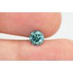 Loose Turquoise Round Diamond 0.90 Carat SI1