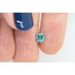 Loose Turquoise Round Diamond 0.90 Carat SI1