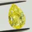 Fancy Yellow Pear Shape Diamond Certified 1.00 Carat SI1