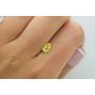 Fancy Yellow Pear Shape Diamond Certified 1.00 Carat SI1