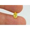 Fancy Yellow Pear Shape Diamond Certified 1.00 Carat SI1