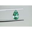 Pear Shape Diamond Fancy Turquoise Color VS1 1.00 Carat 