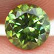 Loose Round Diamond Fancy Green 0.83 Carat VS2