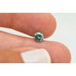 Loose Turquoise Diamond Fancy Color Round Cut Natural Enhanced 0.71 Carat I1