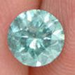 Loose Round Shape Fancy Turquoise Diamond 0.77 Carat