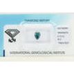 Pear Shape Diamond Fancy Greenish Blue 0.73 Carat SI2 IGI Certified