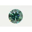 Fancy Green Round Cut Diamond 0.90 Carat VS1