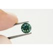 Fancy Green Round Cut Diamond 0.90 Carat VS1