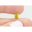 Oval Shape Diamond Fancy Yellow Color 1.00 Carat VVS2