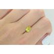 Pear Shape Diamond Fancy Yellow Color 1.00 Carat SI1