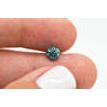 Loose Green Diamond Round Shape Fancy Color 0.76 Carat SI2 Enhanced Certified