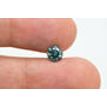 Loose Diamond Round Shape Fancy Green Color 0.76 Carat Enhanced SI3 For  Ring