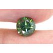 Fancy Green Color Diamond Round Cut 0.91 Carat VS2