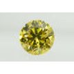 Round Shape Diamond Fancy Yellow Color 0.92 Carat VS2