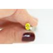Fancy Yellow Oval Diamond 0.91 Carat SI2