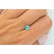 Round Diamond Fancy Turquoise 0.93 Carat SI1