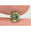Cushion Cut Diamond Fancy Green 1.01 Carat VS2