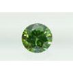 Round Cut Diamond Fancy Green Color 1.13 Carat VVS2
