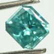 Green Radiant Diamond Loose 1.05 Carat VS2