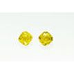 Cushion Diamond Pair Fancy Yellow Color 0.93 TCW VVS2