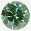 Round Diamond Fancy Green 0.91 Carat VS2