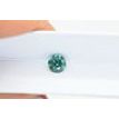 Loose Fancy Green Blue Round Diamond 0.95 Carat SI1 6.05 MM