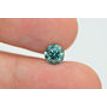 Loose Fancy Green Blue Round Diamond 0.95 Carat SI1 6.05 MM