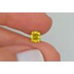 Cushion Shape Diamond Fancy Yellow Color 1.00 Carat SI1
