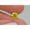 Cushion Shape Diamond Fancy Yellow Color 1.00 Carat SI1