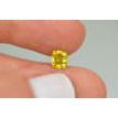 Cushion Shape Diamond Fancy Yellow Color 1.00 Carat SI1