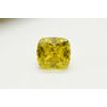 Cushion Shape Diamond Fancy Yellow Color 1.00 Carat SI1