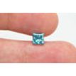 Loose Princess Diamond Fancy Turquoise 1.00 Carat SI1