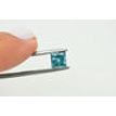 Loose Princess Diamond Fancy Turquoise 1.00 Carat SI1