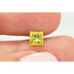 Princess Diamond Yellow Color 1 Carat VS2 Certified