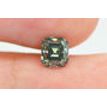 Asscher Cut Diamond Fancy Green Color Loose 0.90 Carat SI1