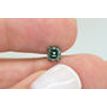 Asscher Cut Diamond Fancy Green Color Loose 0.90 Carat SI1