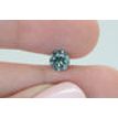 Round Cut Diamond Fancy Green Color VS2 0.90 Carat