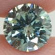 Round Shape Diamond Fancy Green Color VS2 0.94 Carat