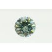 Round Shape Diamond Fancy Green Color VS2 0.94 Carat