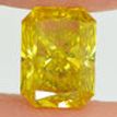 Loose Yellow Radiant Diamond 0.96 Carat SI1