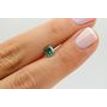 Radiant Shape Diamond Loose 1 ct Fancy Green Enhanced I1 Certified 5.14X5.78 MM