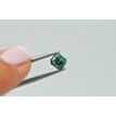 Radiant Shape Diamond Loose 1 ct Fancy Green Enhanced I1 Certified 5.14X5.78 MM