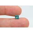 Loose Princess Diamond Fancy Turquoise Color I1 Enhanced 1.12 Carat Real Certify