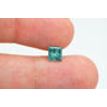 Loose Princess Diamond Fancy Turquoise Color I1 Enhanced 1.12 Carat Real Certify