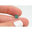 Fancy Turquoise Princess Diamond Loose 0.96 Carat I1
