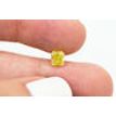 Loose Radiant Diamond Fancy Yellow 0.94 Carat SI1