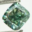 Cushion Cut Diamond Green Color 0.91 Carat SI1