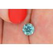 1 Carat Diamond Loose Round Shape Fancy Turquoise SI2